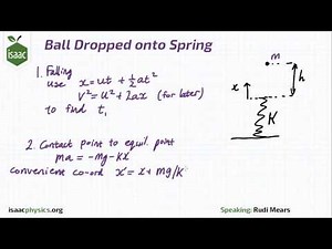 Ball Dropped onto Spring - SHM Level 5