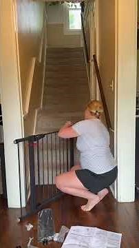 The Quickest Baby Gate Install Ever