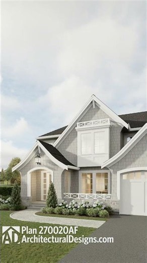 Nantucket Coastal Cottage | House Plan 270020AF Exterior Flyaround Tour