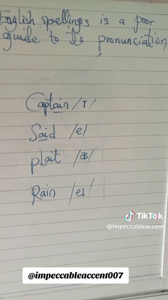 Understanding English Pronunciation Patterns