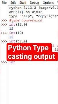 Python Data Type Conversion (Type Casting) | Predict the Output | Class 7 ICSE