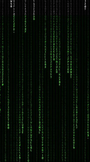 The Matrix digital rain effect built entirely in a browser with 40 lines of JavaScript #coding