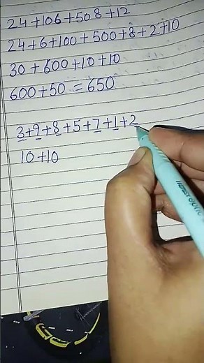 addition in vedic math #maths #mentalmath #mathstricks #vedicmathematics #funwithmaths