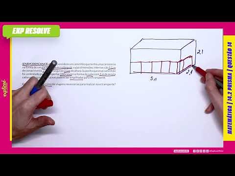 CONSIDERE UM CAMINHÃO QUE TENHA UMA CARROCERIA NA FORMA DE UM PARALELEPÍPEDO (...) | PRISMA