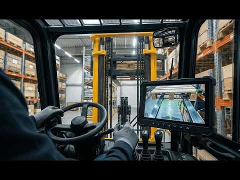 Fork Wireless Camera Kit for Forklifts | Real-Time Pallet Alignment & Warehouse Safety