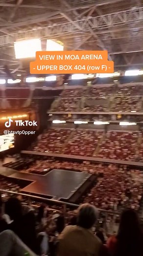Best Seat Views at MOA Arena: Upper Box 404 Row F Experience