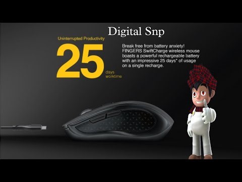 Finger Swift Charge Mouse Unboxing & Review | Amazing Fingers Wireless Mouse