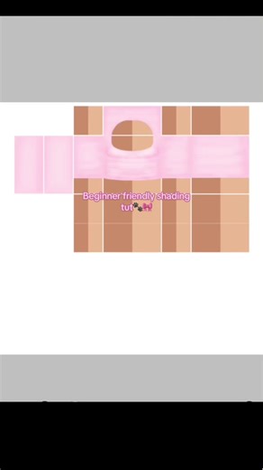 This would’ve came out better if I used a reference🥹 use references guys!! Lmk if you have any questions🎀#shadingtutorial#robloxclothing#robloxdesigning
