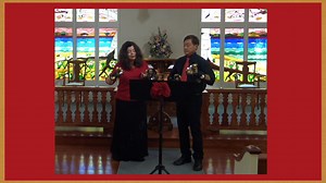 6.6K views · 202 reactions | Here's a new 8-bell arrangement from Choraegus. It's a "Surprisingly Easy" version of the Christmas carol "Lo, How a Rose E'er Blooming" that's more straightforward to play than our earlier arrangement. We recorded this one in the Crouse Memorial Chapel at Bay View, during a storm. You can hear the building creaking in the wind as we play!  ☔️ #Handbells #8BellMusic | Larry and Carla - Choraegus | Facebook