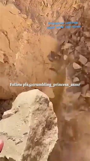 Pure Mud Mountain Crumbling ASMR Videos