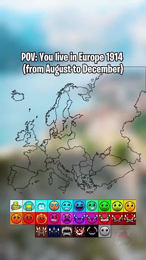 POV: You live in Europe 1914 (from August to December) | #mapping #mappingvideo #povyoulivein #europe #firstworldwar
