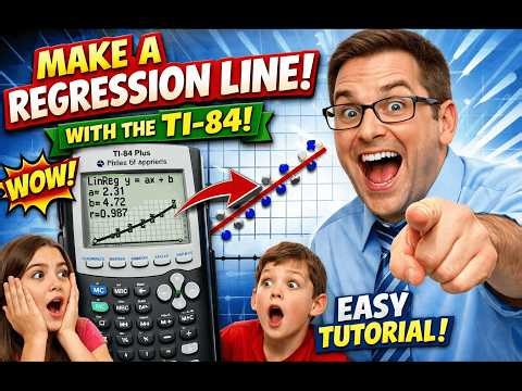 Mr. Rodi Helps Students Make a Regression Line using TI-84 Calculator
