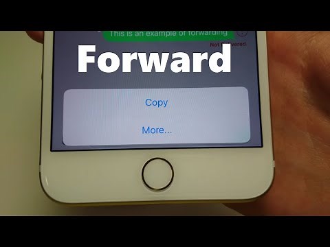 How to Forward Text Messages on iPhone