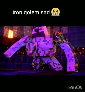 #minecraf#iron golem😭#sad story#foryou#death of iron golem