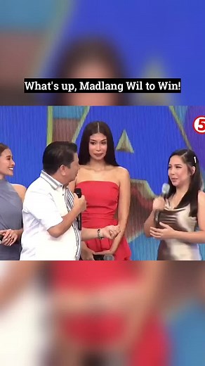 Anakatrina Ramsey's Energetic Participation in It's Showtime's Wil to Win Game