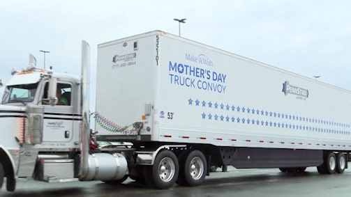 400 drivers, 33 miles, 1 mission: Make-A-Wish Mother’s Day Truck Convoy returns