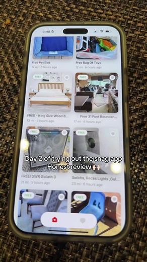 My honest review of snag so far is that it's pure luck, that first belt was actually kinda cute 🫶🏻 #marketplacefinds #snagapp #freebies