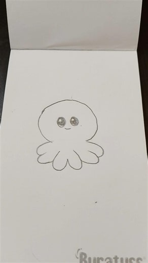 Cute Octopus😊 #drawing #viral #art #tutorial #artwork #sketch #drawingprocess #cute #quickdrawing