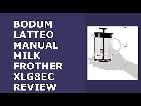 Bodum, Latteo Manual Milk Frother, 8 Ounce, Black Review