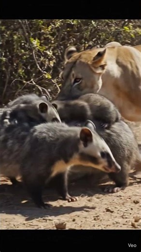 WILD life attacking Opposium and her babies