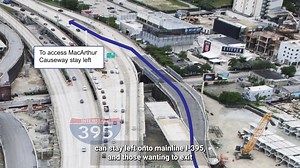  Heads up, drivers! On TUESDAY MORNING, OCTOBER 24, a new traffic pattern kicks in for northbound I-95 to eastbound I-395. Follow the signs for a seamless shift. Take a look at this video for a sneak peek! #TrafficUpdate #I395 #SR836 #I95 #CityofMiami #fdotmiami | City of Miami Government | Facebook