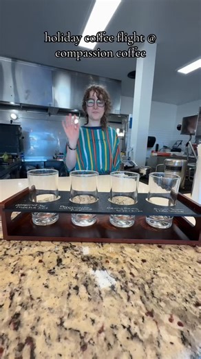 Compassion Coffee on Instagram: "Holiday coffee flights are STILL here 🎄☕✨ The coziest way to try all our seasonal flavors in one go. If you can’t pick just one… this is your sign 😌 Grab one before they’re gone 🤍 📍 530 West Main St, Anoka MN 55303 🕖 Tues–Fri: 7–5 🕣 Sat: 8:30–3 #CompassionCoffee #HolidayCoffee #CoffeeFlight #AnokaMN #TwinCitiesCoffee ShopLocalMN CozySeason"