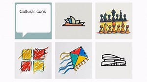 Cultural Icons by Gael Hugo, Artist In Residence at Google Arts & Culture Lab - Experiments with Google