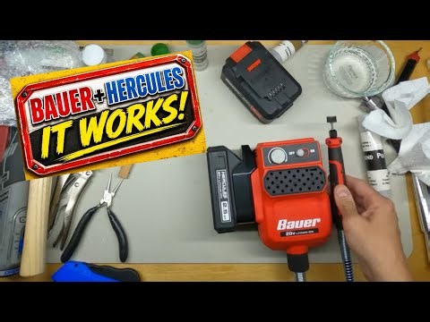 Bauer 20V Rotary Tool Review Plus Hercules Battery Adapter Test