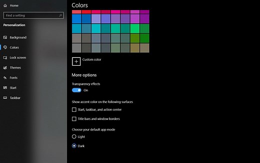 How to Enable Windows 10 Dark Mode