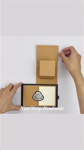 Shorts- Hidden Waterfall Greeting Card + Pop up card - NGOC VANG HANDMADE