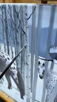 How to paint an ultra-realistic aspen tree using oil paint with a step by step tutorial.