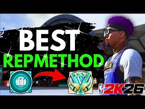 *New* BEST REP METHOD in NBA 2K26! The FASTEST and MOST EFFICIENT Way to REP UP!