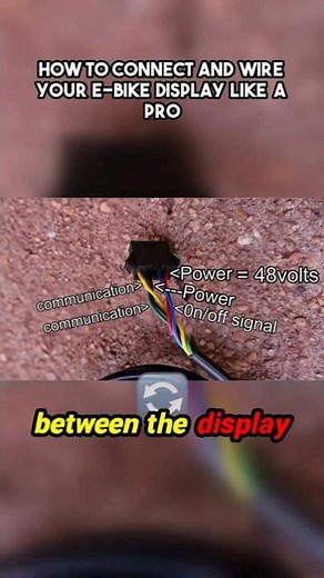 E-Bike Display Wiring Explained