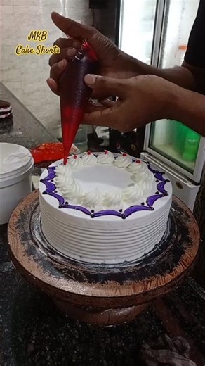 New Design Counter Cake Decoration 🎂#mkbcakeshorts #cake #cakedesign #cakedecoration #countercake