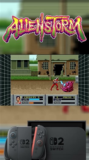 Alien Storm Sega Genesis Classics Nintendo Switch 2 Gameplay