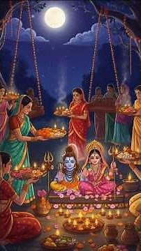 The Divine Story of Kajari Teej | Goddess Parvati’s 108-Lifetime Tapasya & Lord Shiva’s Blessings