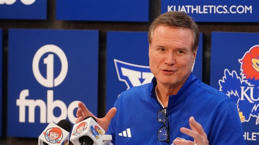 Bill Self emphasizes ‘need’ for Kansas to get three-point production