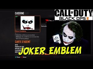 Black Ops 2 - Joker Emblem Tutorial