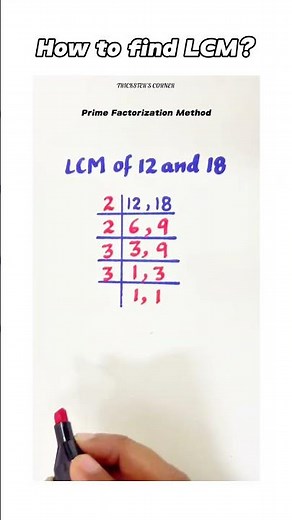 How to Find LCM Easily | Learn the Simplest Method to Find LCM in Minutes! #shorts#ytshorts#maths