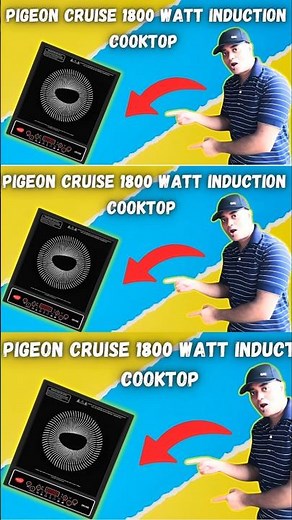 Pigeon stovekraft Cruise 1800watt induction cooktop review 2025 #inductioncooking #inductioncooktop