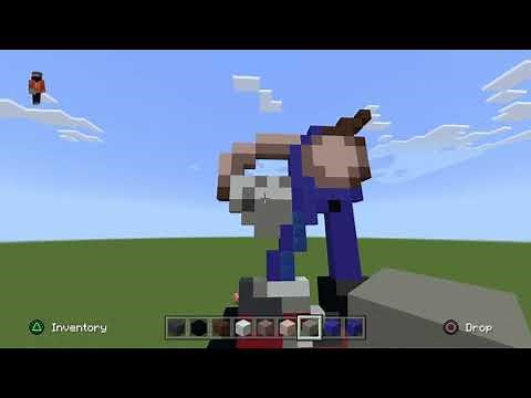 Minecraft Pixel Art Tutorial - Sonic The Hedgehog (sonic 2)