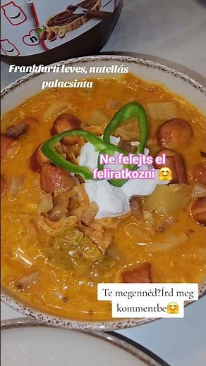 Frankfurti leves Recept: Tiktok: Gasztro Angyal #shorts #soup #leves #food #főzés