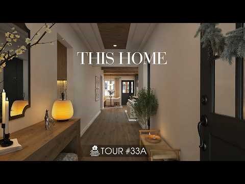 House Tour #33A | Open Living Built Around a Warm Fireplace Core