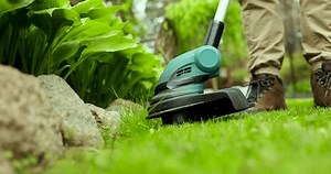 Cutting Grass String Trimmer Edging Lawn Stock Footage Video (100% Royalty-free) 3801436721 | Shutterstock