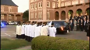 14K views · 217 reactions | The casket carrying Tom Benson was placed in the hearse after a second day of visitation at Notre Dame Seminary Chapel. Tomorrow, the funeral and final goodbye. https://bit.ly/2uef1GU | WVUE FOX 8 | Facebook
