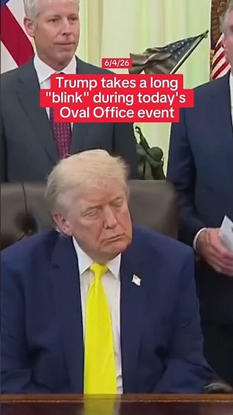 Trump Dozes Off AGAIN During Oval Event 😴😴