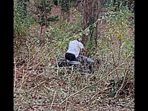 DIY Mini Bush Hog from Old Riding Mower