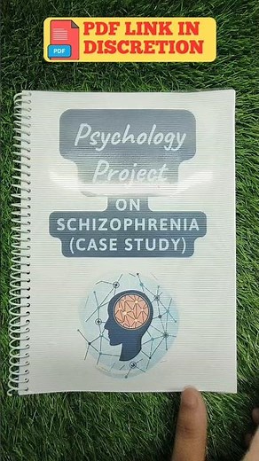 Project On Schizophrenia (Case Study) || Psychology Project Class 12th CBSE 2025-26 || With PDF