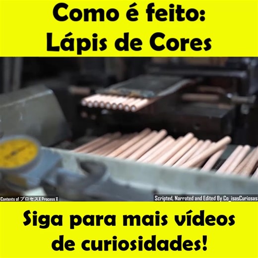 Como é feito o lápis de cor: do zero até a loja