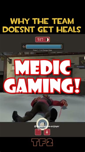Why The Team Doesn't Get Heals #tf2 #trolldier #gaming #medic #teamfortress2 #gameplay #games #fps